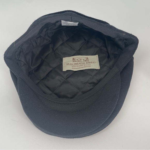 Donegal Tweed Wool News Boy Hat By Aran Sweater Market / Driving Cap - Picture 11 of 15